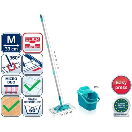 Leifheit set powerclean m