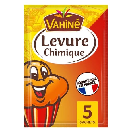 Vahiné levure chimique lot de 5 sachets 55g