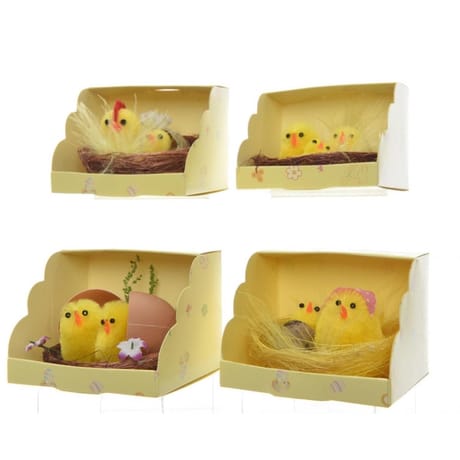 Nid avec poussins