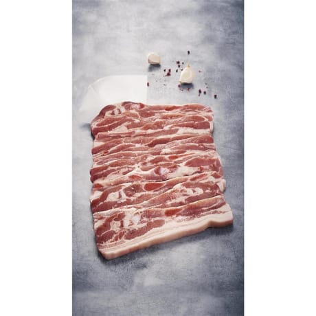 Poitrine de porc tranché avec os