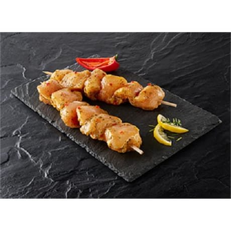 Brochette de poulet mariné thym citron x4