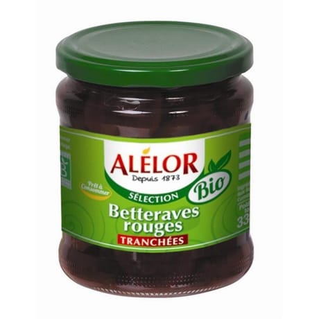 Alelor bio betteraves rouges bio 220g