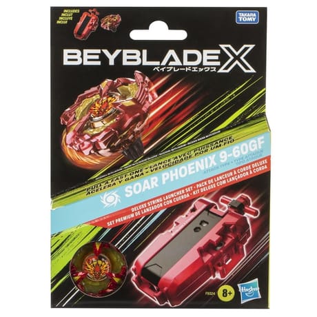 Beyblade x lanceur à corde deluxe soar phoenix 9-60gf