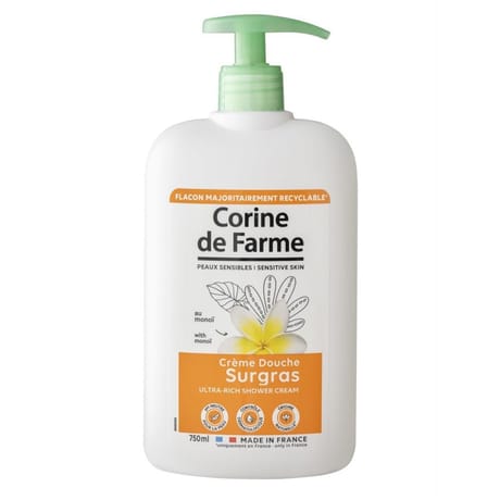 Corine de farme douche soin surgras nourrissante monoi 750ml