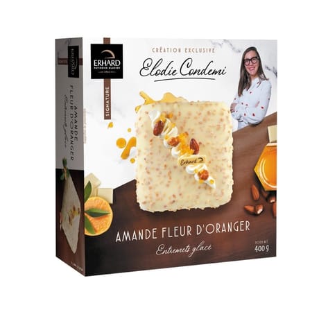 Erhard entremet glacé amande fleur d'oranger 400g