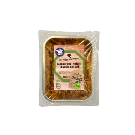 Lasagne légumes gratinée 900g