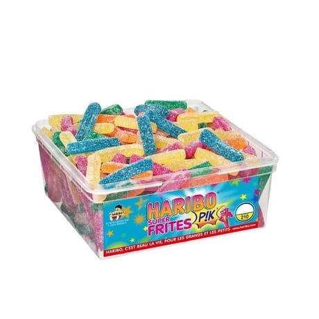 Haribo super frite 210 pièces - 1.21 kg
