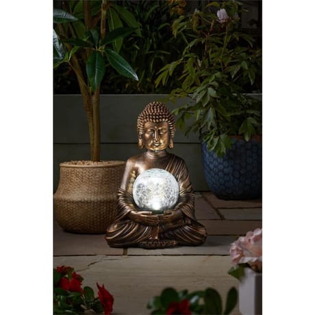 Buddha et globe solaire