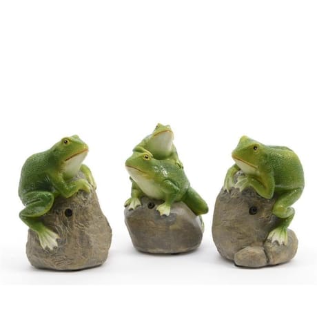 Grenouille polyrésine dim 8x7,4x11,5cm
