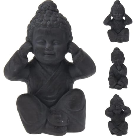 Bouddha assis 12.5x10x17cm