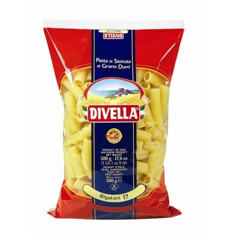 Divella pâtes rigatoni n°17 500g