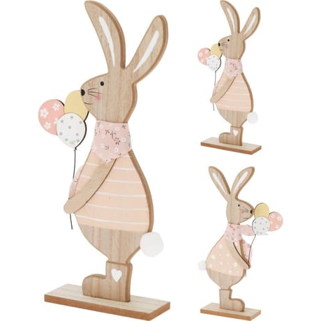 Lapin en bois assortiment