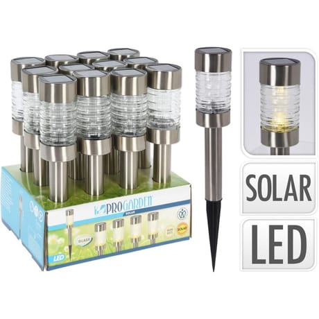 Pique jardin lampe solaire