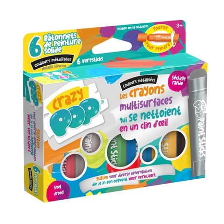 Crazy pop boite de 6 feutres