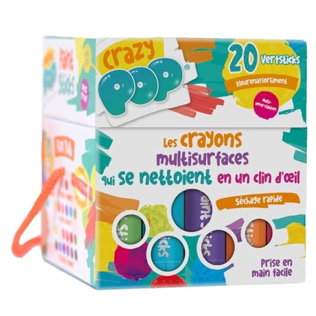 Crazy pop boite de 20 feutres
