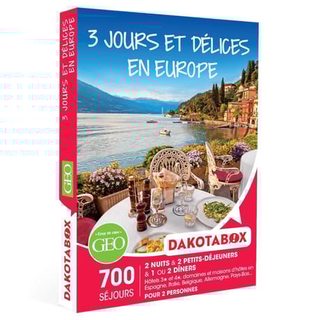 3 jours et délices en Europe