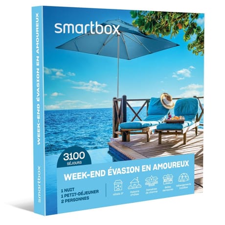 Coffret smartbox week-end évasion en amoureux