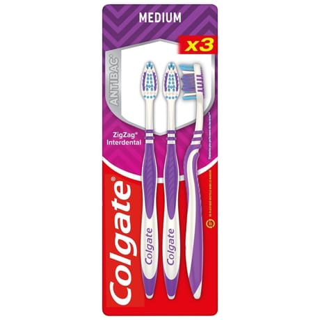 Colgate zigzag brosse à dents interdentaire meduim x3