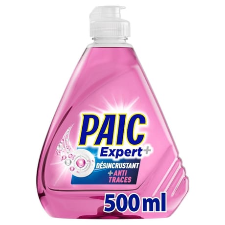 Paic expert liquide vaisselle anti trace 500ml