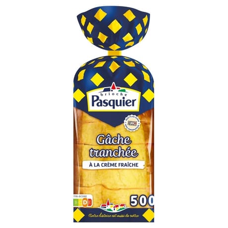 Brioche Pasquier gâche tranchée 500g