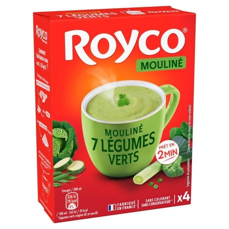 Royco panier de legumes verts 4 sachets 67g