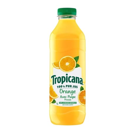 Tropicana orange avec pulpe 1l