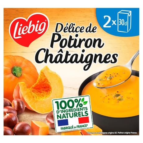 Liebig potiron chataigne 2x 30cl 600g
