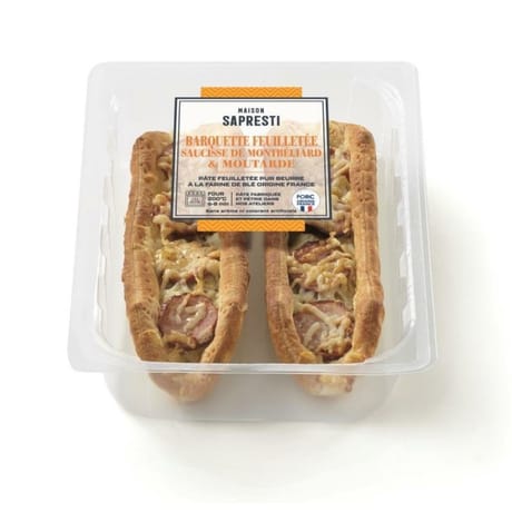 Barquette feuilletées montbelliard 2x100g