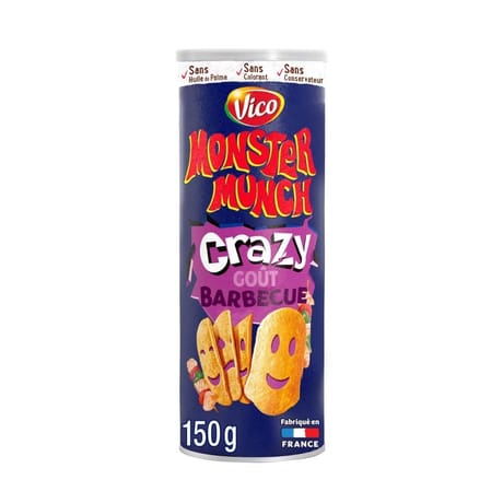 Monster munch crazy barbecue 150g