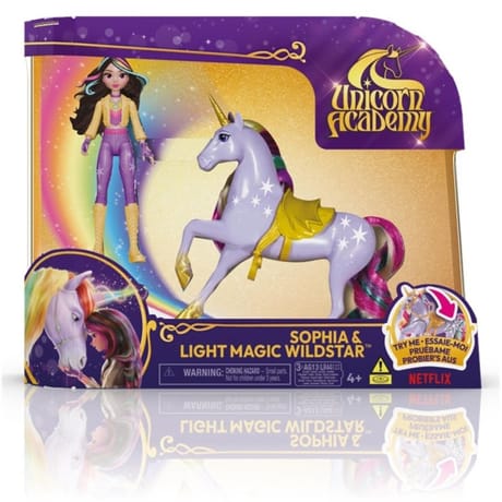 Sophia et wildstar magic light Unicorn Academy