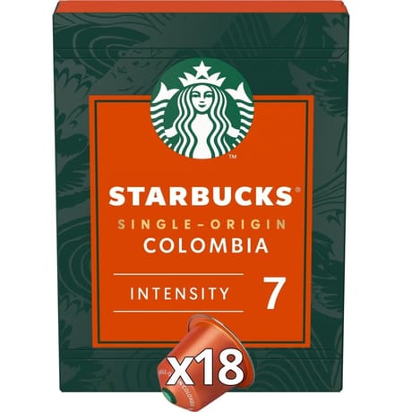 Starbucks by Nespresso Colombia capsule café intensité 7 - x18 - 101g