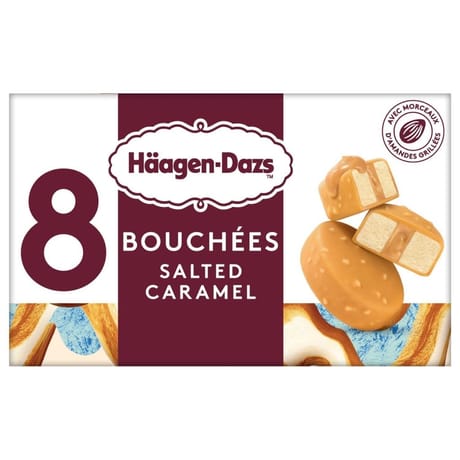 Haagen-Dazs bouchées salted caramel 8x16ml 120g