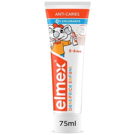 Elmex dentifrice enfants 0-6 ans 75ml