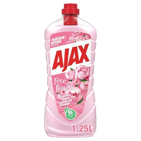 Ajax fête des fleurs nettoyant pivoine écolabel 1250ml