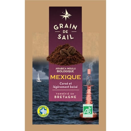 Grain de Sail Café moulu Mexique Bio  - 250g