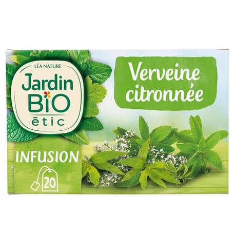Jardin bio étic infusion verveine bio sérénité 28g