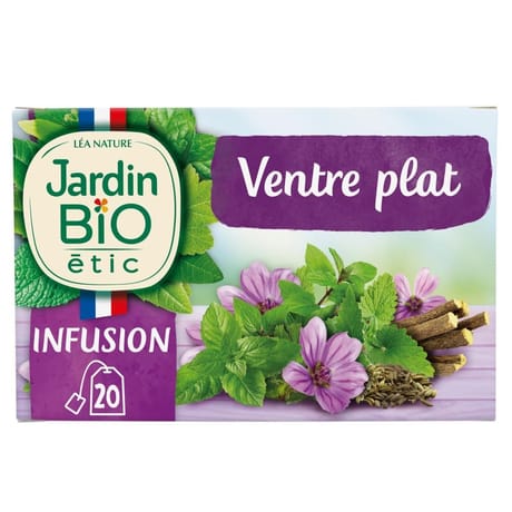 Jardin bio étic infusion ventre plat bio étui + 20 sachets 30g