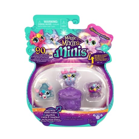 Pack 4 figurines minis - magic mixies