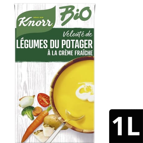 Knorr bio velouté légumes du pot 1l