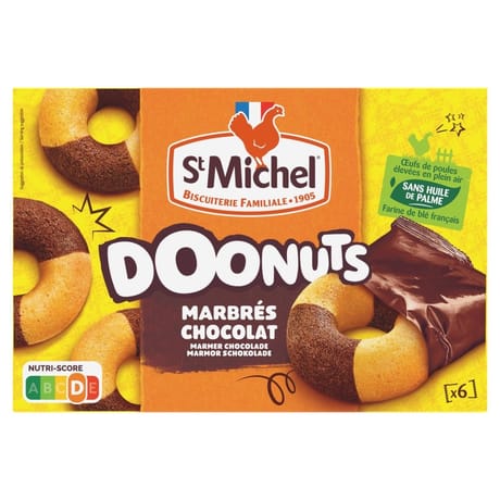 St michel doonuts marbres au chocolat 180g