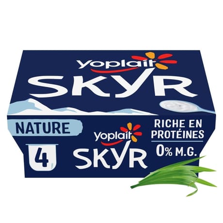 Yoplait skyr 0% nature 4x100g