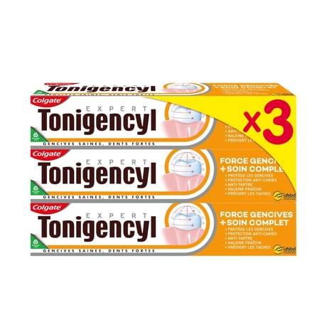 Colgate tonigencyl dentifrice gomme capitale 3x75ml