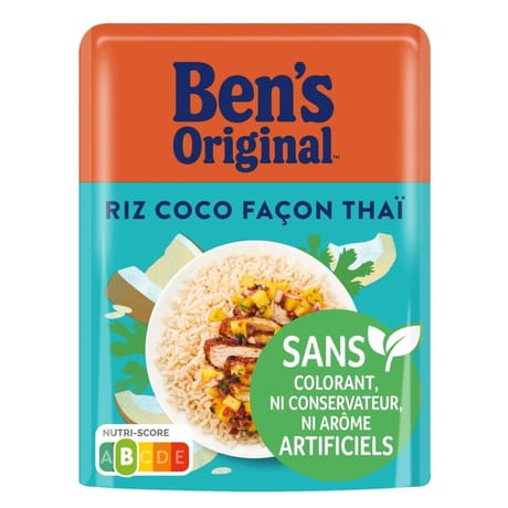 Ben's original riz mirco-ondable coco façon thai 220g
