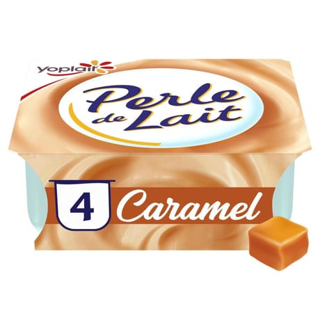 Perle de lait brassé caramel 4x125g