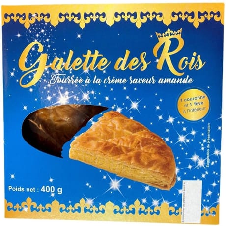 Galette des rois fourrée à la crème saveur amande 400g