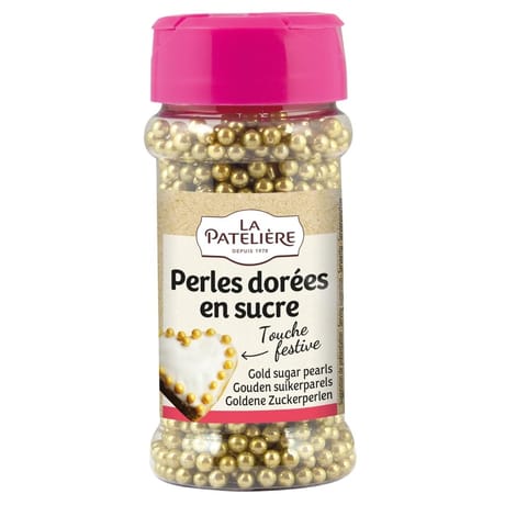 La patelière perles dorées 70g