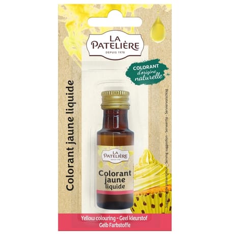 La patelière colorant jaune liquide 20ml
