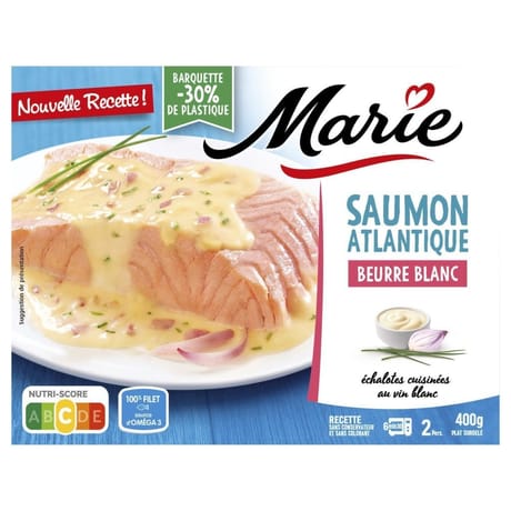 Marie saumon d'Atlantique au beurre blanc 400g