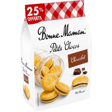 Bonne maman petits chocos chocolat 250g + 25% offerts