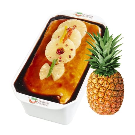 Terrine cremeux gros hachage dinde et ananas